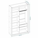 Ver imagem 7 de Closet Modulado Duplo 6 Gavetas Branco MDF Amoudi Móveis