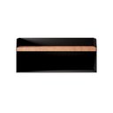 Ver imagem 4 de Kit 2 Mesas de Cabeceira Suspensas Pretas em Aço Linha Home Padrão Morphi Design 45cm - Cor: Preto