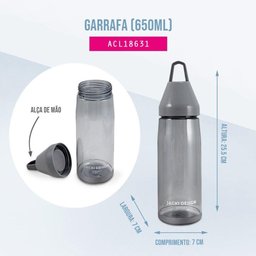Kit de 6 Peças Garrafa 650ml Jacki Design Branco - 5