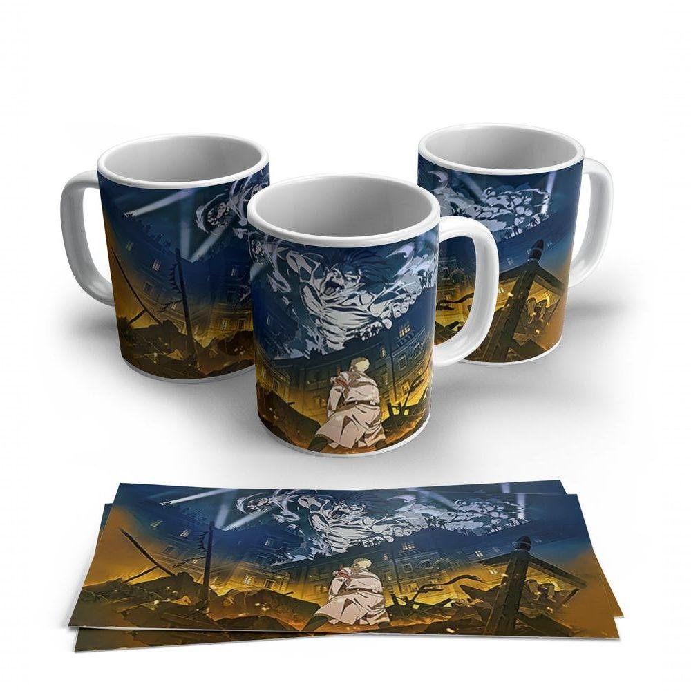 Caneca de Porcelana Attack On Titan Modelo 11 - 1