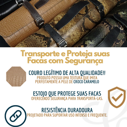 Estojo Porta Facas Profissional - 8