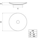 Ver imagem 4 de Kit 24 Pratos de Pão Porcelana 16cm Tramontina Sophia Brancos Cupê Restaurantes Cafeterias