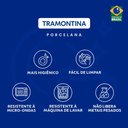 Ver imagem 5 de Kit 24 Pratos de Pão Porcelana 16cm Tramontina Sophia Brancos Cupê Restaurantes Cafeterias