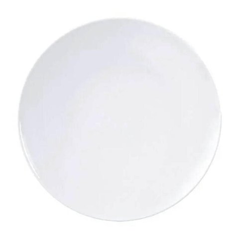Kit 24 Pratos de Pão Porcelana 16cm Tramontina Sophia Brancos Cupê Restaurantes Cafeterias