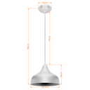 Ver imagem 2 de Pendente Decor Luminária Jupiter Alumínio Preto/cobre