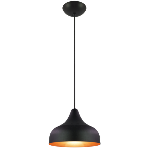 Pendente Decor Luminária Jupiter Alumínio Preto/cobre