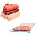 Ver imagem 5 de Kit 2 Sacos a Vácuo para Roupas 55x90cm Impermeável Grande Vac Bag Ordene Organizador Mala de