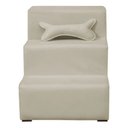 Ver imagem 4 de Escadinha Escada Pet 3 Degraus Rampa para Cama Sofá Suede:Bege/3 Degraus
