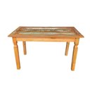 Ver imagem 1 de Mesa em Madeira 120 X 70 com Tinta Pátina em Demolição Sudeste Rústico