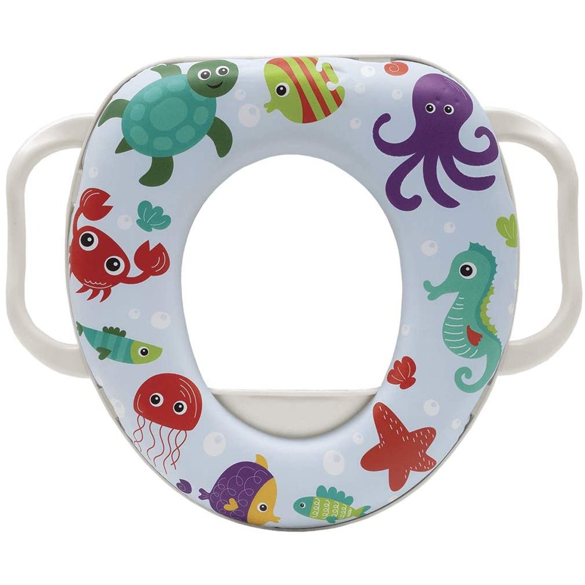 Assento Redutor Infantil Com Alça de Apoio Para Vaso Sanitário +12 ...