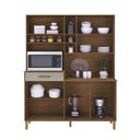 Ver imagem 3 de Armário de Cozinha 1,60mts Braga Freijó / Off White - Indekes