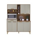 Ver imagem 1 de Armário de Cozinha 1,60mts Braga Freijó / Off White - Indekes