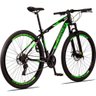 Bicicleta Aluminum Raider 24V Aro 29 Index Preto+Verde - 5