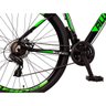 Bicicleta Aluminum Raider 24V Aro 29 Index Preto+Verde - 2
