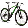 Bicicleta Aluminum Raider 24V Aro 29 Index Preto+Verde - 1