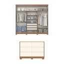 Ver imagem 4 de Conjunto Quarto Adulto Guarda-Roupa + Cômoda + New Jade