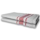 Ver imagem 3 de 5 Panos de Prato Atoalhado Felpudo 370g/m² Premium Vermelho