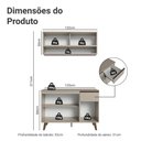 Ver imagem 4 de Armário de Cozinha Compacta 120cm Nice Madesa 01