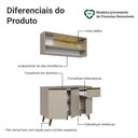 Ver imagem 5 de Armário de Cozinha Compacta 120cm Nice Madesa 01
