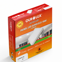 Ver imagem 2 de Kit 5 Painel Super Abs Sobrepor 18w Biv 6500k Quad Ourolux