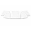 Ver imagem 1 de Kit 5 Painel Super Abs Sobrepor 18w Biv 6500k Quad Ourolux