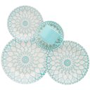Ver imagem 2 de Kit 8 Pratos Fundos Donna Mandala Oxford Cerâmica 22cm