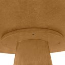 Ver imagem 4 de Conjunto Mesa de Jantar Redonda Quiara 100cm Branco com 4 Cadeiras Marcela - Marrom