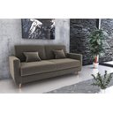 Ver imagem 2 de Sofá Cama Emília 2 Lugares 190cm Suede Capuccino Matrix