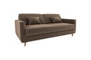 Ver imagem 3 de Sofá Cama Emília 2 Lugares 190cm Suede Capuccino Matrix