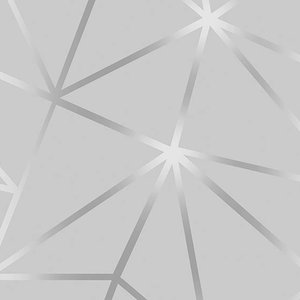 Papel de Parede Adesivo - 48 cm larg x 3 metros alt - Coleção Geometrico Cinza - Ref. Zara 11