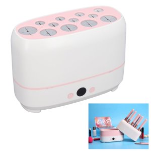 Maquina Secador Eletrico de Pincel de Maquiagem Esponja Automatico Usb Portatil Potente Rapido Econo