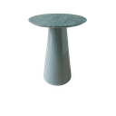Ver imagem 3 de Mesa Cone Lateral de 41 Cm, Tampo em Mármore Verde Guatemala.