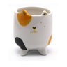 Caneca de Gatinho Ornamento de Porcelana Enfeite 9cm - 1