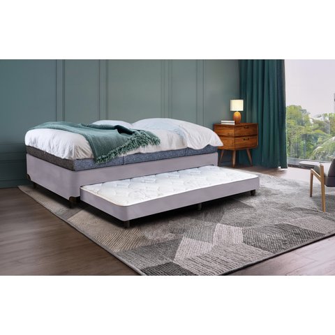 Bicama Solteirão Serenelife - Suede Cinza Escuro