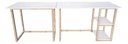 Ver imagem 2 de Kit Mesa Suspensa Prateleira Estudos Home Office Computador Technox Branco