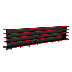 Gondola Centro 170 Fit Ate 7 Metros 2 Ponta Preto 80b Pe Vermelho