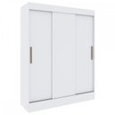 Ver imagem 2 de Guarda-Roupa Solteiro Marselha 3 Portas 2 Gavetas Branco - Doripel