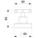 Ver imagem 2 de ACABAMENTO DE REGISTRO BASE CELITE 1/2, 3/4, 1 UP (COMPATÍVEL COM A BASE DE REGISTRO DOCOL E CELITE
