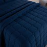 Cobre Leito Colcha Sereno King em Malha - Marinho - 100% Algodão - 3