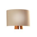 Ver imagem 3 de Luminária De Chão Tripé Delta Com Cúpula Abajur Off White/Nature