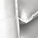 Ver imagem 7 de Sofá Decorativo Sala de Estar América 3 Lugares 220cm Couro Branco - Mozzelar