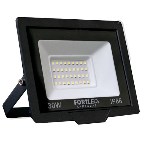 Refletor de Led 30w Luz Branca 110/220v 25.000h Fortled