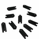 Ver imagem 3 de Kit c/ 100 NYL332 Guia Deslizante para Linha Suprema Udinese Preto SD2558