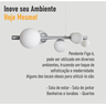 Lustre Pendente Figo Prata - 6 Globos Esfera de Vidro Branco - 6-2620-15-br - 10