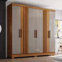 Ver imagem 1 de Guarda Roupa 6 Portas 3 Gavetas B367 Briz