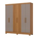 Ver imagem 5 de Guarda Roupa 6 Portas 3 Gavetas B367 Briz