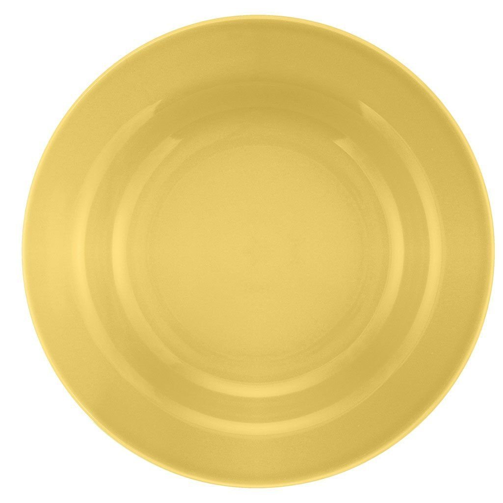 Kit 2 Pratos Fundos Biona Amarelo Oxford® Cerâmica 22cm - 1