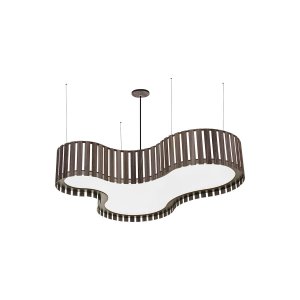 Luminária Pendente Mdf Jasmim- Madalli