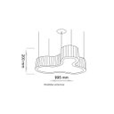 Ver imagem 4 de Luminária Pendente Mdf Jasmim- Madalli