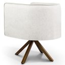 Ver imagem 3 de Kit 2 Poltronas Base Madeira Betina B-443 Linho Bege